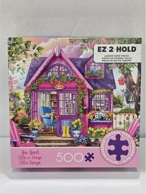 Ceaco EZ 2 Hold 500 Piece Jigsaw Puzzle - She Shed by Ella Arroyo